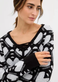 Jaquard Feinstrickpullover