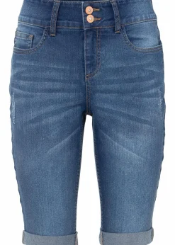 Jeans Bermuda Mid Waist