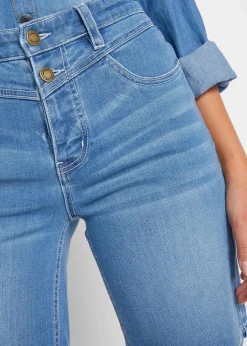 Jeans Bermuda Slim Fit Mid Waist