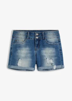 Jeans Shorts Mid Waist