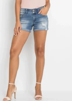 Jeans Shorts Mid Waist