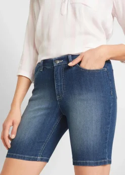 Jeans-Bermuda Mid Waist