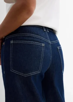 Jeans-Bermuda Mid Waist, Low Stretch