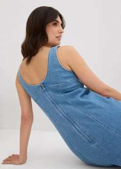Jeanskleid aus Bio-Baumwolle mit Stretch