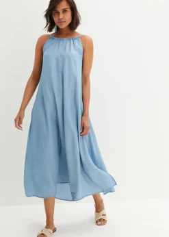 Jeanskleid aus fließendem Lyocell