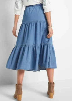 Jeansrock mit Bahnen