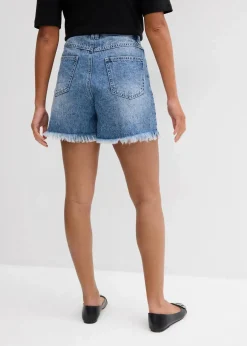 Jeans-Shorts High Waist, Low Stretch