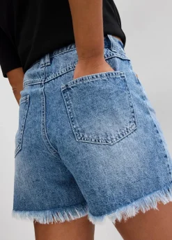 Jeans-Shorts High Waist, Low Stretch