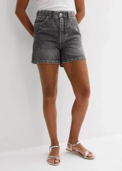 Jeans-Shorts High Waist, Low Stretch