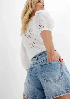 Jeansshorts, Mid Waist