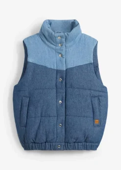 Jeans-Steppweste