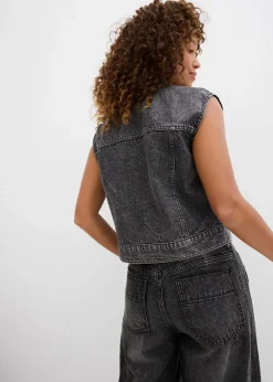 Jeansweste aus Baumwolle