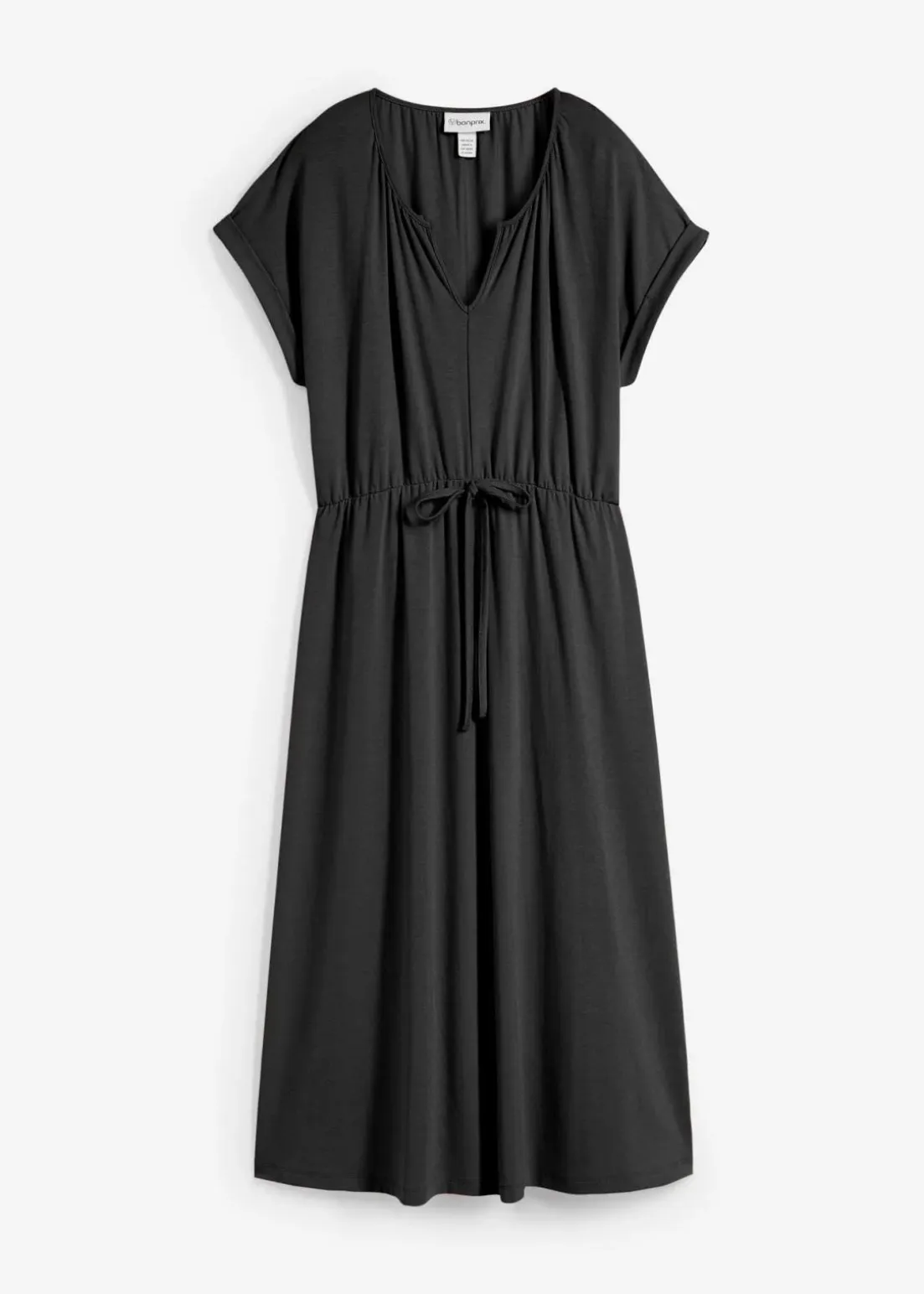 Jersey Kleid aus fließendem Viskose-Mix