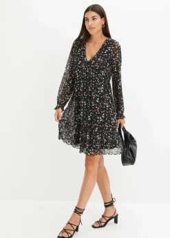 Jersey Kleid aus Mesh