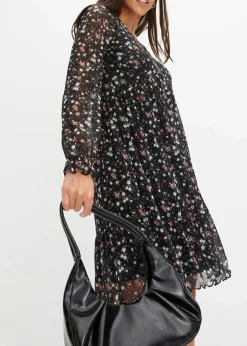 Jersey Kleid aus Mesh