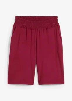 Jersey-Bermuda aus Viskose-Mix