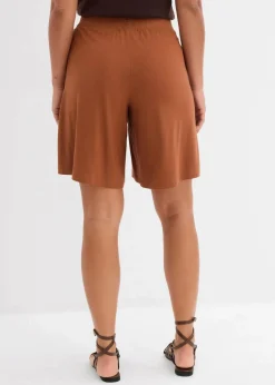 Jersey-Bermuda mit Bequembund