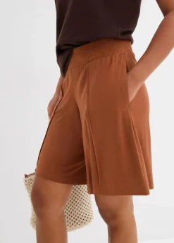 Jersey-Bermuda mit Bequembund