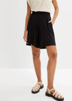 Jersey-Bermuda mit Bequembund