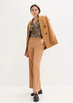 Jersey-Bluse mit Viskose