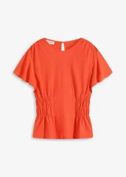 Jerseycrepe-Shirt mit Smock