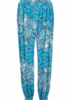 Jersey-Haremshose aus fließendem Viskose-Mix