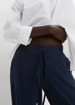 Jersey-Hose aus Baumwoll-Mix