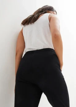 Jersey-Hose aus elastischem Baumwoll-Mix