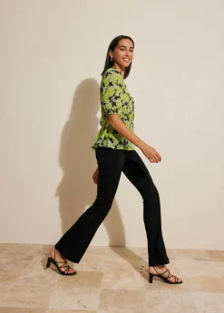 Jersey-Hose aus fließendem Viskose-Mix