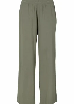 Jersey-Hose aus fließendem Viskose-Mix, 7-8-Länge