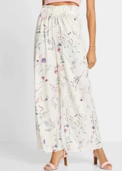 Jersey-Hose aus luftigem Crêpe