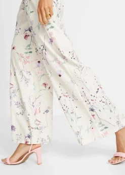 Jersey-Hose aus luftigem Crêpe