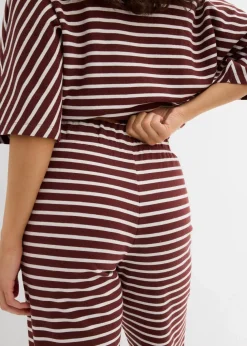 Jersey-Hose aus strukturierter Baumwolle