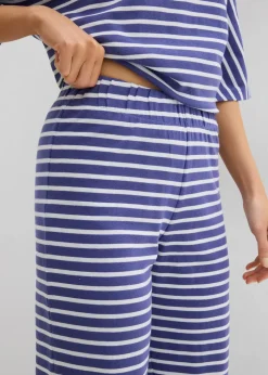 Jersey-Hose aus strukturierter Baumwolle