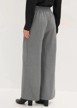 Jersey-Hose mit dekorativem Riegel