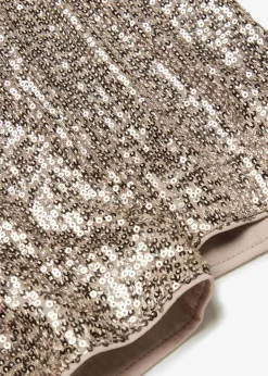 Jersey-Hose mit Pailletten