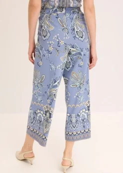 Jersey-Hose mit Paisleydruck