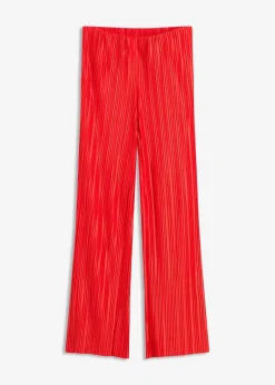 Jersey-Hose mit Plissee