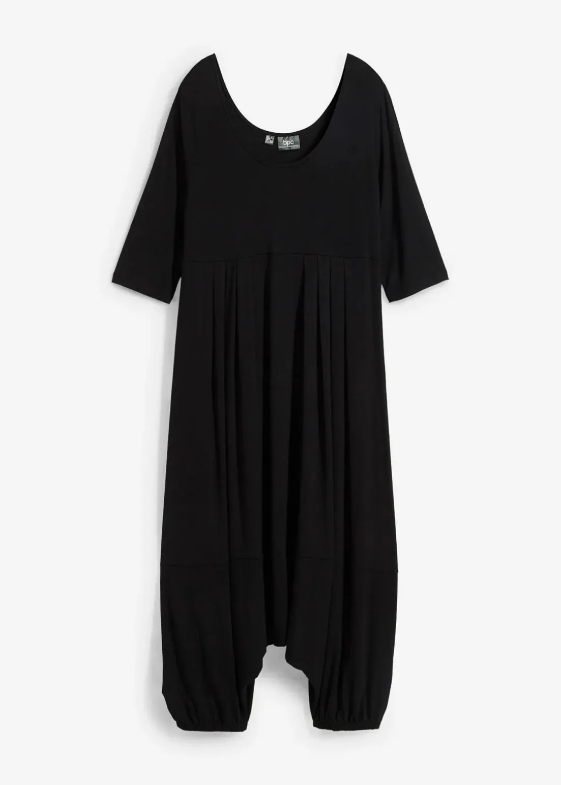 Jersey-Jumpsuit aus fließendem Viskose-Mix