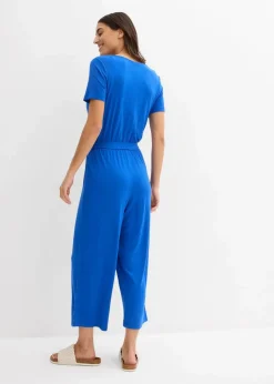 Jersey-Jumpsuit aus Viskose-Mix