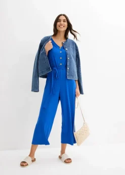 Jersey-Jumpsuit aus Viskose-Mix