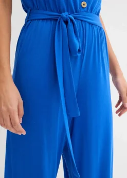 Jersey-Jumpsuit aus Viskose-Mix