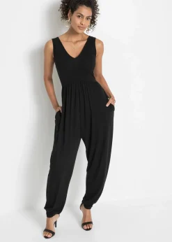 Jersey-Jumpsuit aus Viskose-Mix