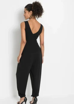 Jersey-Jumpsuit aus Viskose-Mix