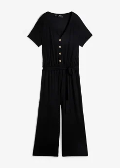Jersey-Jumpsuit aus Viskose-Mix