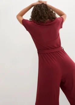Jersey-Jumpsuit aus Viskose-Mix
