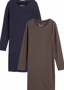 Jerseykleid aus Baumwolle mit Stretch (2er Pack)