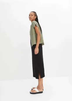 Jersey-Kleid aus Baumwolle mit Stretch