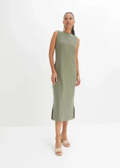 Jersey-Kleid aus Baumwolle mit Stretch
