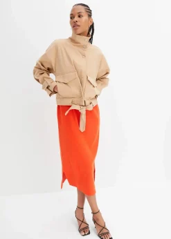 Jersey-Kleid aus Baumwolle mit Stretch